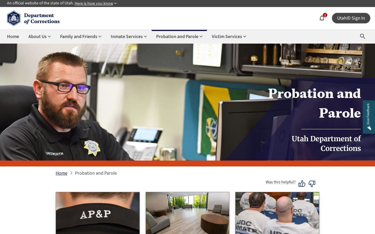 Washington County parole and probation Region 5 office listing